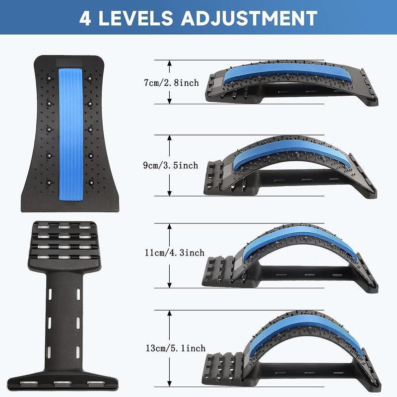 Back Stretcher, 1 Count Lumbar Back Stretcher, Spinal Massage Stretching Device, Fitness Equipment for Home Gym, Gymtok