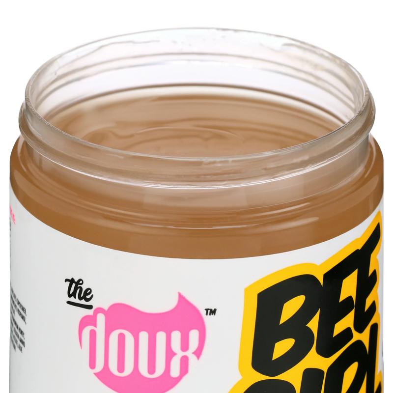 The Doux Bee Girl Honey Curl Custard 16 oz - Moisturizing Female Hair Gel - Moisture Frizz Haircare