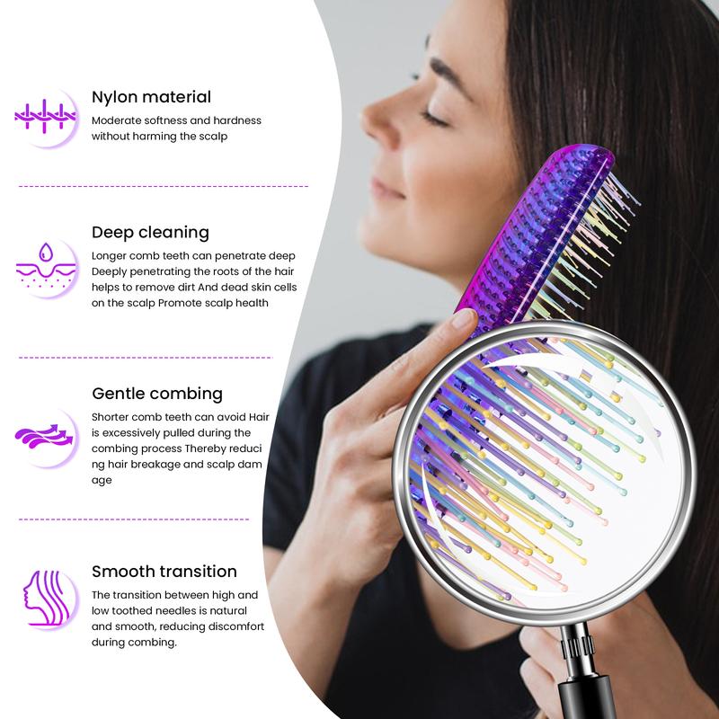 High appearance  Fluffy Brush  Daily Use Multi-use Hair  for Massage Combs  for Frizz-Free Hair Wet and dry use Anti-static Curly Hair Styler Tool  Professional Hair Salon Quality Used for both men and women Hair Styling Tools