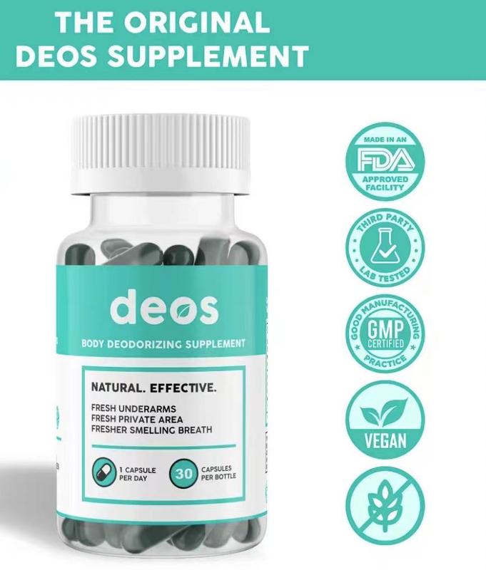 Full Body Deodorant Supplement | DEOS Internal Deodorant Full Body