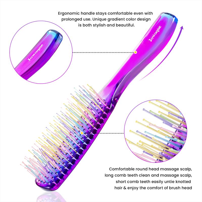 High appearance  Fluffy Brush  Daily Use Multi-use Hair  for Massage Combs  for Frizz-Free Hair Wet and dry use Anti-static Curly Hair Styler Tool  Professional Hair Salon Quality Used for both men and women Hair Styling Tools