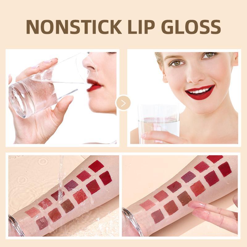 Long Lasting Matte Liquid Lipstick Set, 12pcs set Waterproof Lip Gloss, Moisturizing Matte Lip Glaze, Suitable for All Occasions Lip Makeup