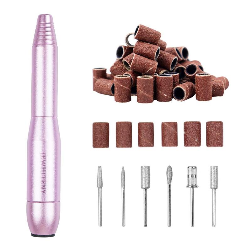 Electric Nail Drill Machine Professional 25000RPM Portable Manicure Pedicure Polishing Shape Tools Efile Nail File Drill Kit for Acrylic, Removing Acrylic Gel Nails. Nail Art