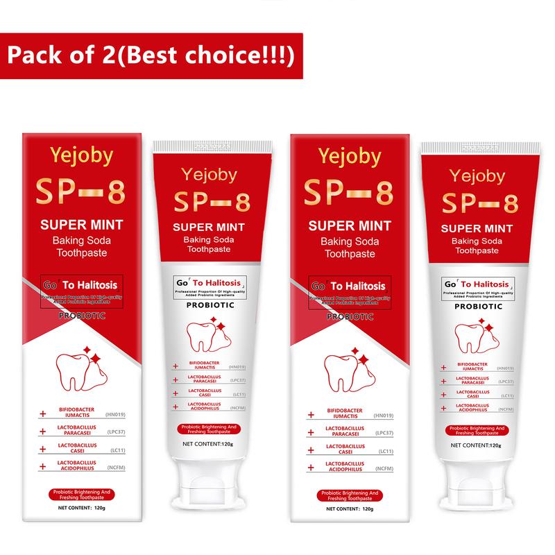 (New) 2024 SP-8 Toothpaste  Oral Health Management, Fresh Breath Oral Clinic’s 10-Year Development: The Ultimate Bad Breath Fighter and Teeth Whitening Solution Effect is better than SP-6 and SP-7,SP-8 SP-6 SP-4 sp-8 sp-6 sp-4 sp8 sp6 sp4