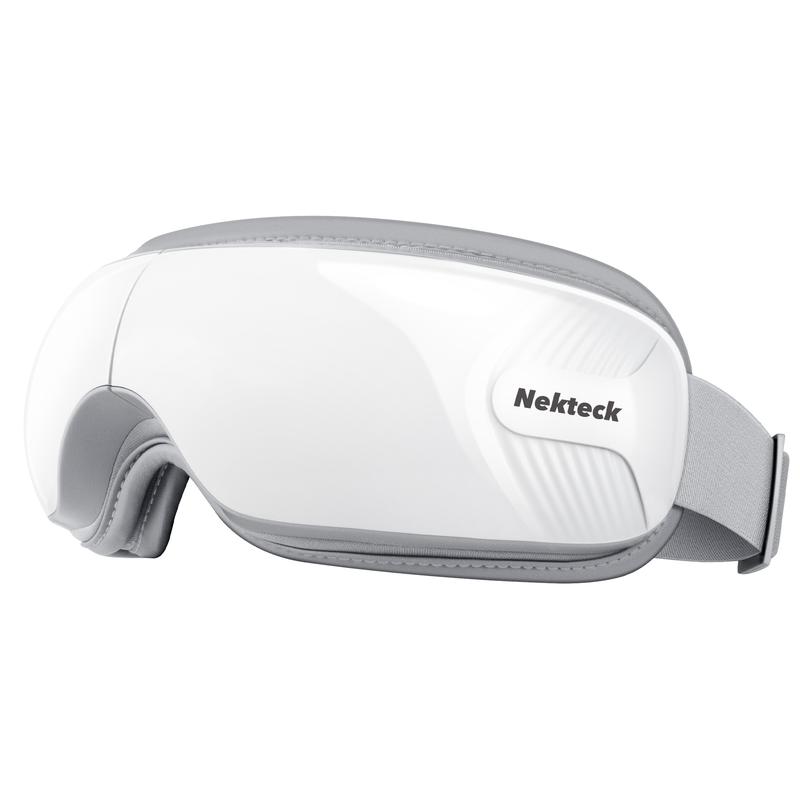 Nekteck Eye Massager with Heat and Bluetooth Music, Smart Eye Mask for Relaxation, Reducing Eye Strain, Improving Sleep, Ideal Gift for Men and Women