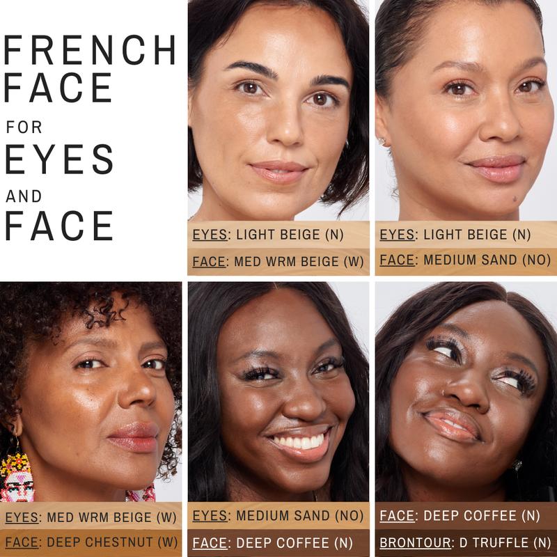 French Face Concealer Concentrate; Hydrating Full-Coverage Multi-Use Makeup for Even, Healthy-Looking Skin Over 40+, creamy concealer for mature skin.