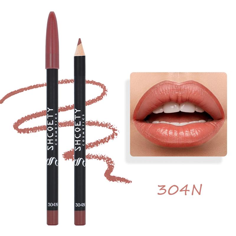 Long Lasting Lip Liner, 1 Count Waterproof Lip Liner, Easy Coloring Lip Liner Pen, Moisturizing Matt Finish Lip Liner