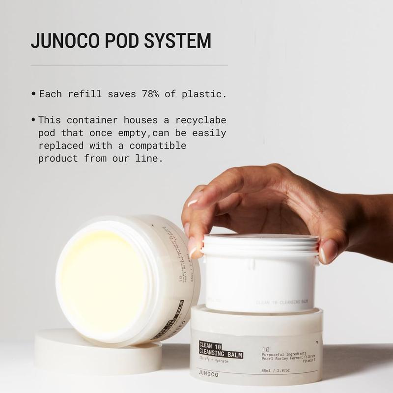 JUNOCO Refill Pod | Clean 10 Cleansing Balm. 10 Ingredient Makeup Remover. 85ml