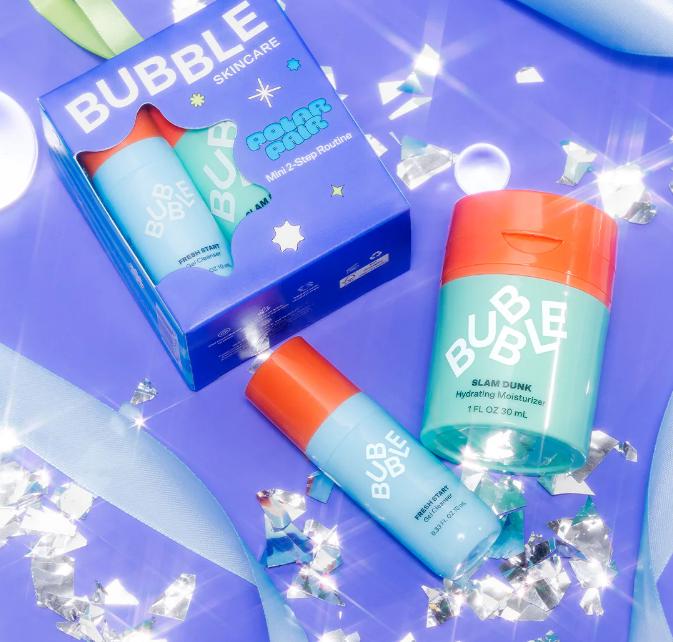 [HOLIDAY SALE] Bubble Polar Pair Holiday Gift Set – 2-Step Routine Skincare Set with Slam Dunk (30ml), Fresh Start (10ml), Perfect for Winter Skin Hydration!