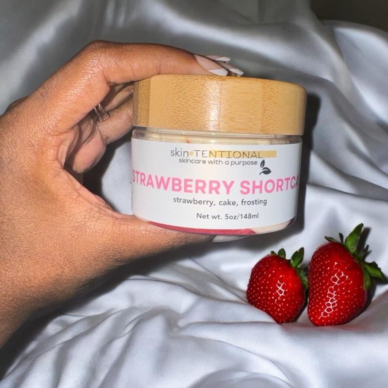 Strawberry Shortcake Body Butter- Body Oil- for Soft Glowing Skin Gourmand Fragrance  Body Care