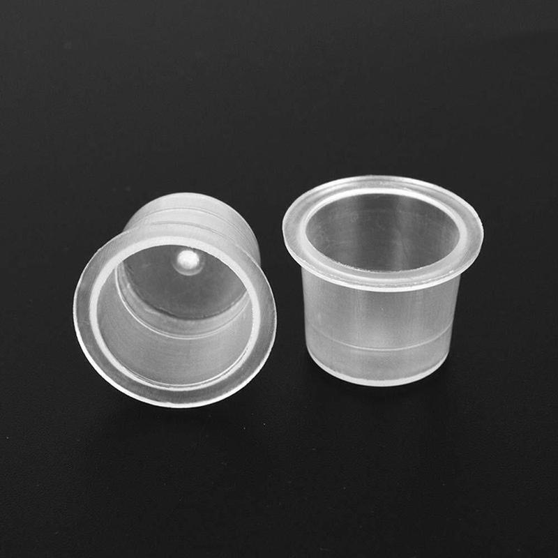 Tattoo Ink Cups Mixed Size Permanent Clear Holder Container 100 300 500