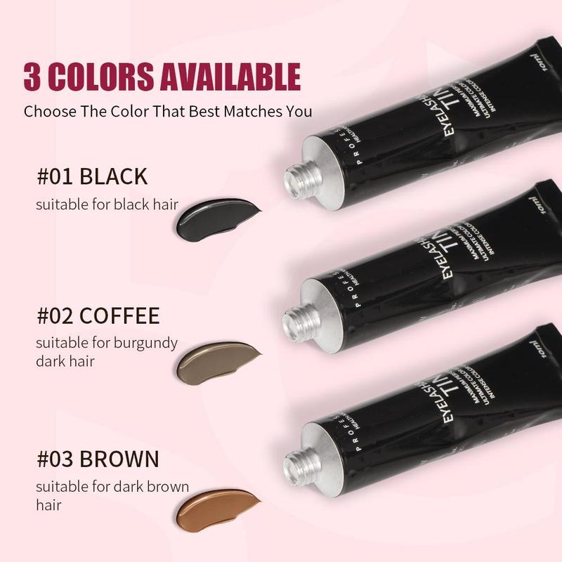 Eyebrow Tinting Cream, Long Lasting Eyebrow Tint Cream, Brow Hair Color Tint Kit, Waterproof Eyebrow Dyeing Cream, Eye Brow Makeup Tool, Christmas Gift