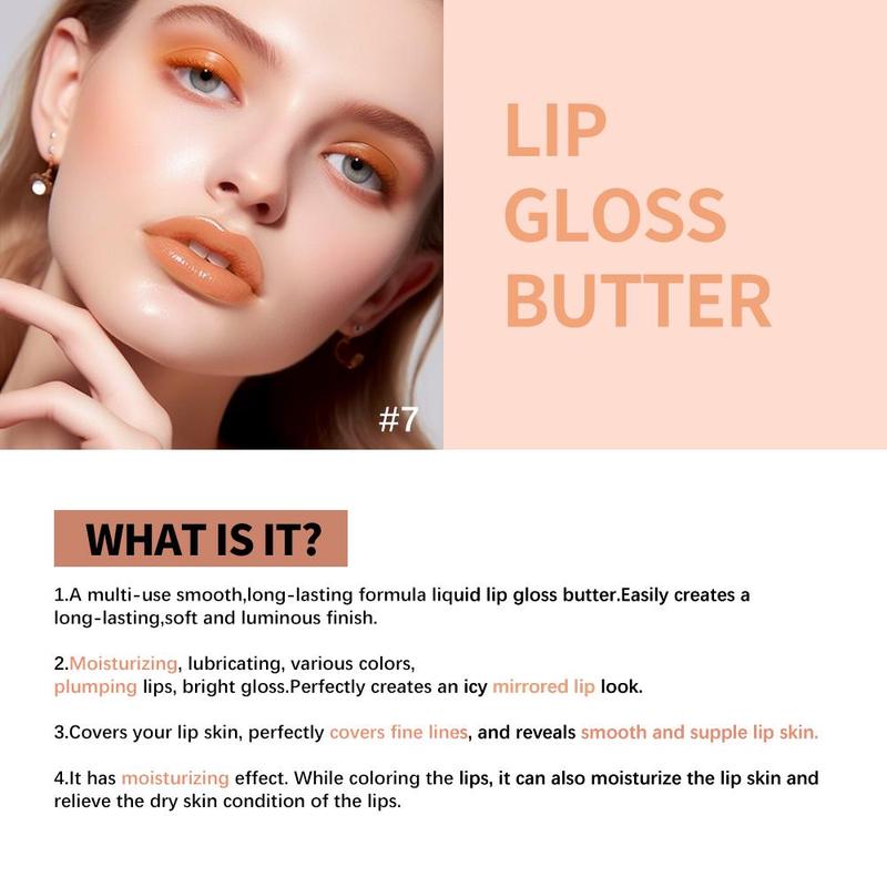 Long-lasting Juicy Lip Gloss, Mirror Surface Lip Glaze, Moisturizing Tinted Lip Gloss, Glossy Lip Glaze Stick Lipstick, Lip Moisturizer