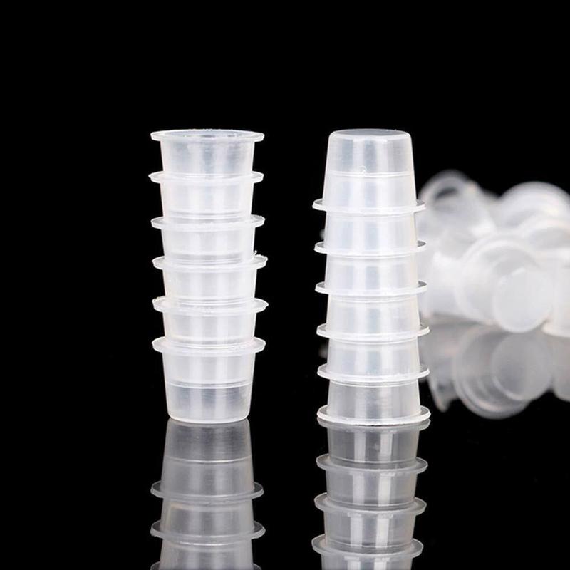 Tattoo Ink Cups Mixed Size Permanent Clear Holder Container 100 300 500