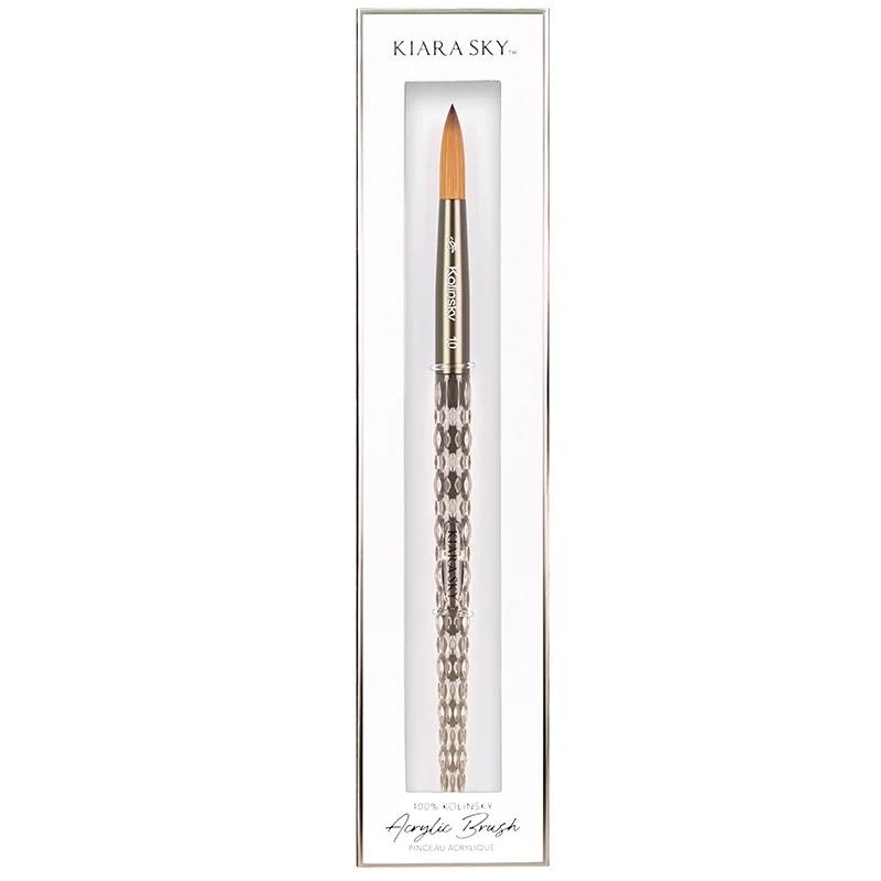 KIARA SKY BLACK 100% Kolinsky Acrylic Nail Brush