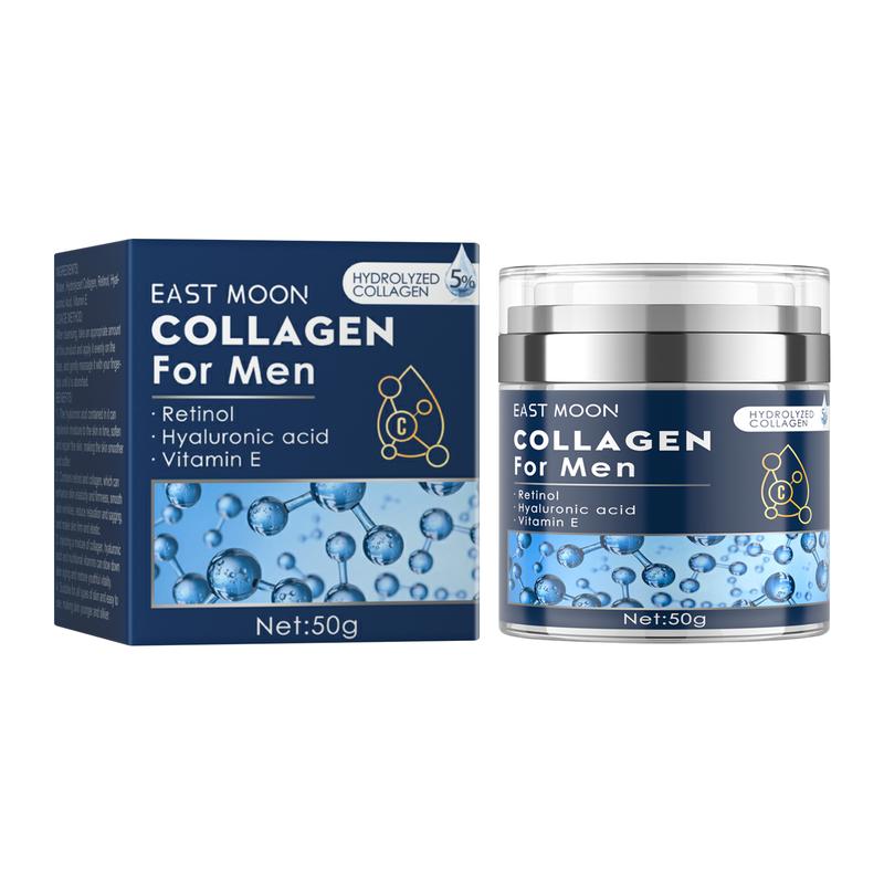 Men's Collagen Anti-Wrinkle Cream, 50g - Lightens Fine Lines, Tightens & Hydrates Facial Skin - Comfort, Skincare Hyaluronic Hyaluronic Acid