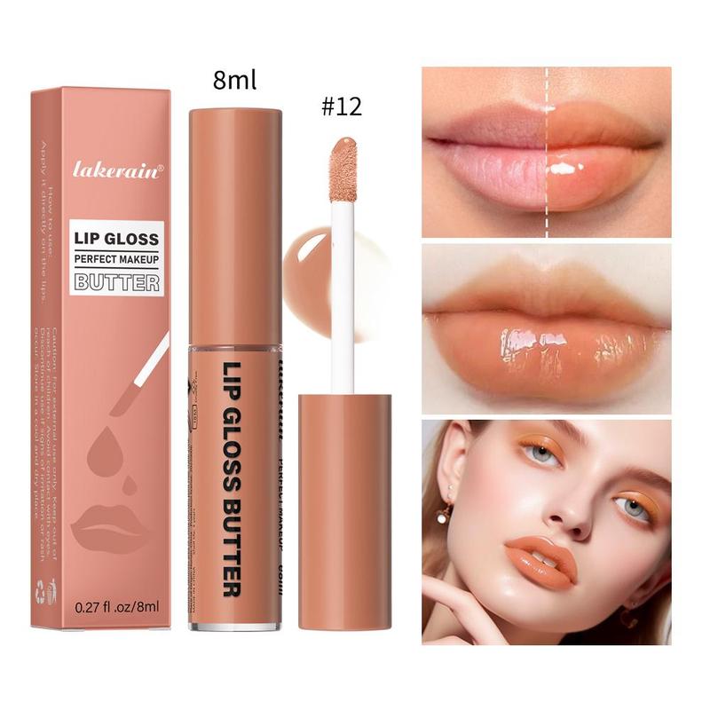 Long-lasting Juicy Lip Gloss, Mirror Surface Lip Glaze, Moisturizing Tinted Lip Gloss, Glossy Lip Glaze Stick Lipstick, Lip Moisturizer