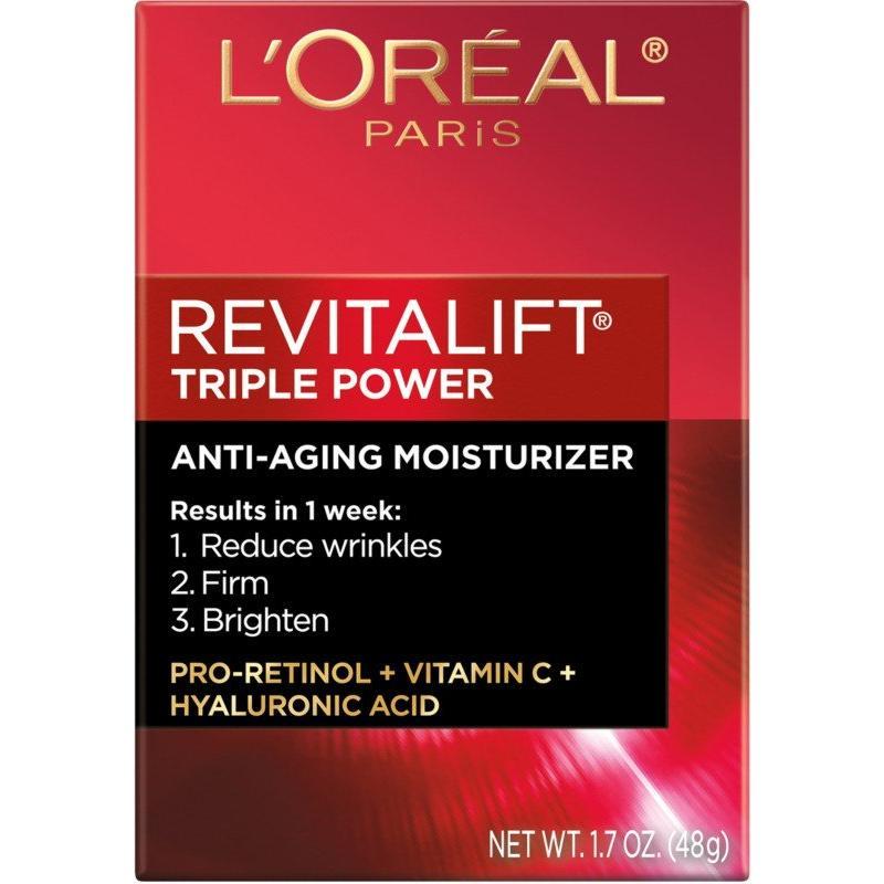 L'OrealRevitalift Triple Power Intensive Anti-Aging Day Cream Moisturizer