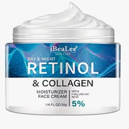 IBEALEE Men's Retinol Cream - Hydrating Anti-Aging Treatment with Herbal Extracts - Skincare Skin Repair Collagen