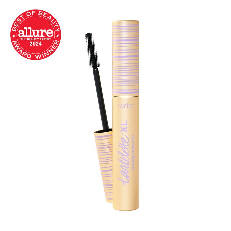 tarte XL tubing mascara tartelette - long-lasting waterproof peptide formula for voluminous lashes