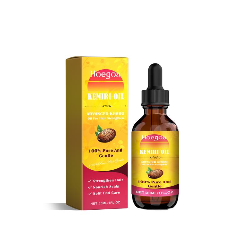 Hoegoa Kemiri Oil Hair Care Essential Oil From Bali For Hair Strengthen Hair Nourish Scalp Split End Care Plant Comfort Haircare Organic