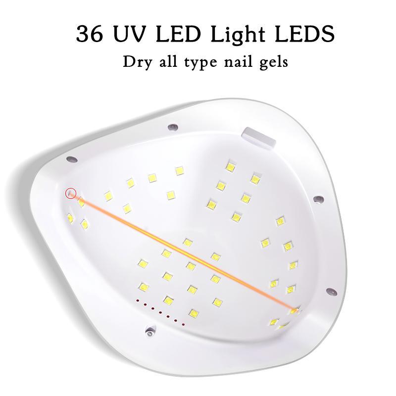 LED Nail Lamp, Professional UV Nail Lamp for Curing All Gel Nail Polish, Manicure Pedicure Salon Tool, Nail Art Tool for Women & Girls, Christmas Gift