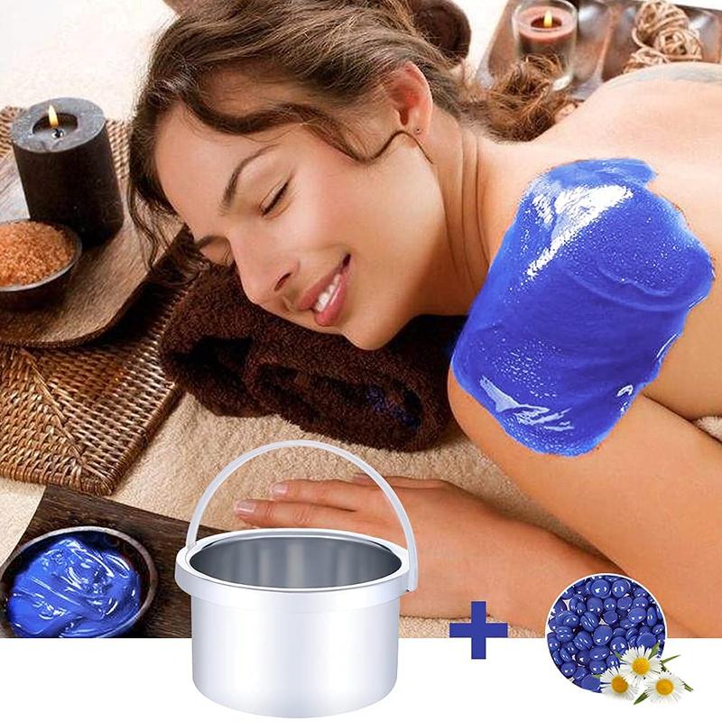 Summer Hard Wax Beads, 26pcs set Hair Hair Removal Kit Including Wax Beads & Pre-wax Spray & Post-wax Spray & 20pcs Wooden Sticks, Gentle Hair Removal Set for Women & Men