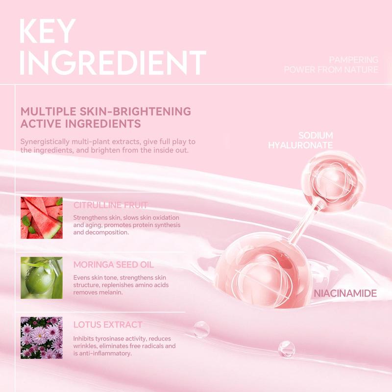 Fruit Watermelon Serum, Moisturizing Facial Essence, Portable Facial Skin Care for Women & Girls, Making Skin More Tender