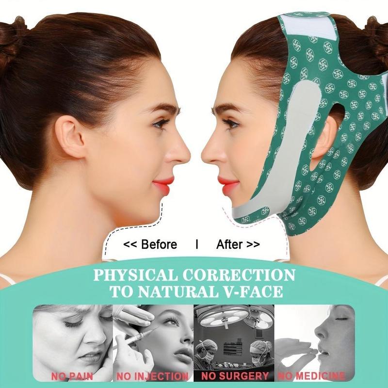 V-shaped Face Lifting Belt, Adjustable Breathable Face Strap for Chin and Cheek Lift, Comfortable and Easy-to-use Design Skincare Tools