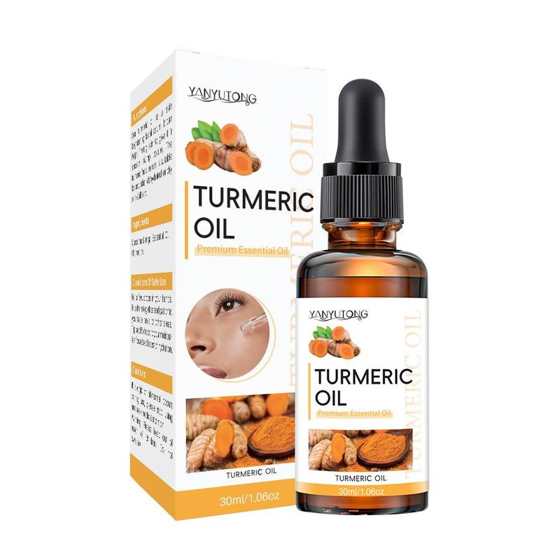 Turmeric Essential Oil, Moisturizing & Brightening Serum, Hydrating & Nourishing Skin Care Product for Women & Men Daily Use