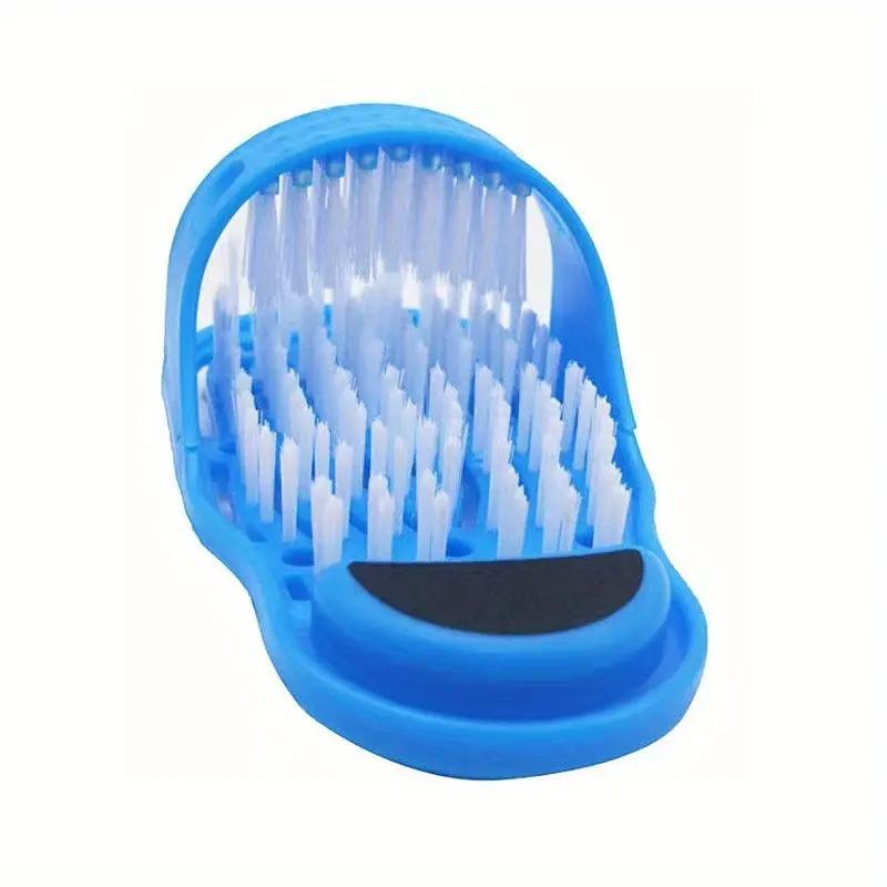 Feet Cleaner, Exfoliating Foot Massager and Slipper for Unisex Adults, Easy and Effective Foot Scrubber and Shower Spa, Simple and Convenient Feet Cleaning Brush