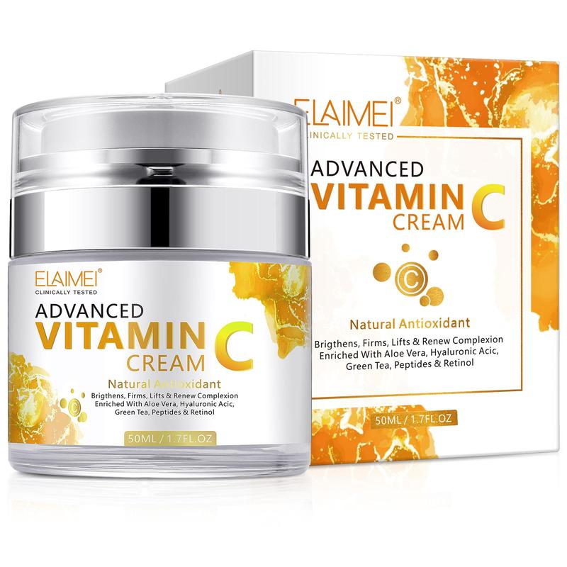 Vitamin C Moisturizing Facial Cream, Brightening & Firming Facial Lotion, Beauty & Personal Care Product for Women & Girls