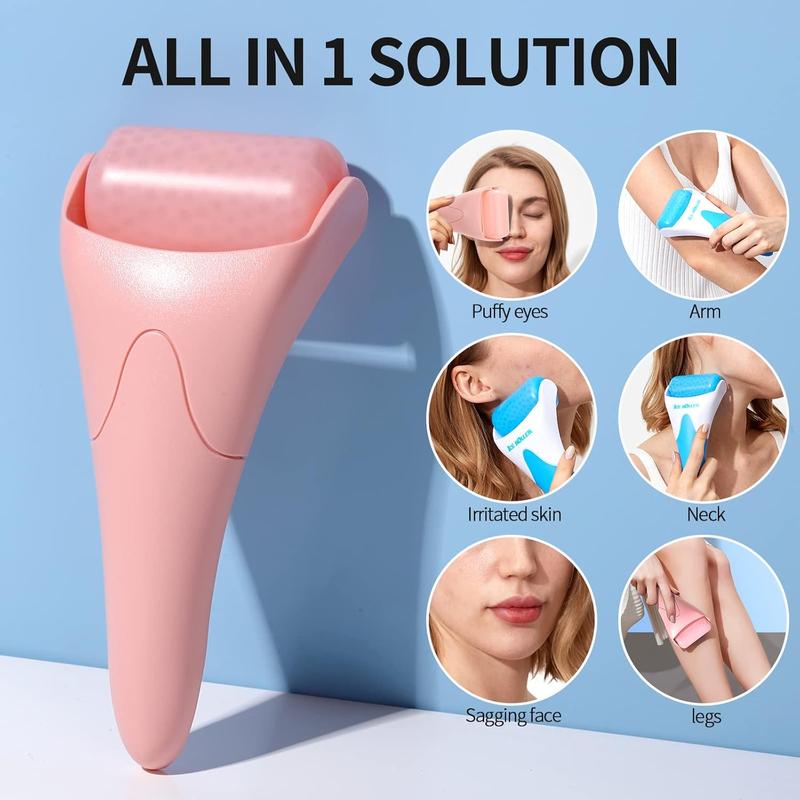 Teenitor Ice Roller For Face, Cold Face Roller, Frozen Face Roller For Puffiness and Dark Circles, Relieves Migraines, Reduce Muscle Sorenes, Relieves Headaches, Tighten And Tone Skin