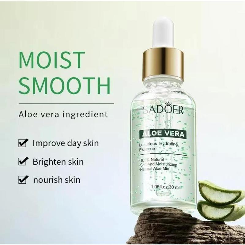 Aloe Vera Luxurious Hydrating Essence, Pore Contouring Nourishing Essence, For Plump, Bouncy Skin, Great For Hydrating Dry Skin 30ml