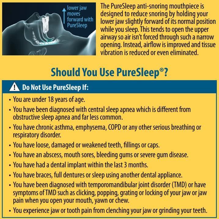 PureSleep, The Original Anti-Snoring Mouthpiece and #1 Solution Worldwide