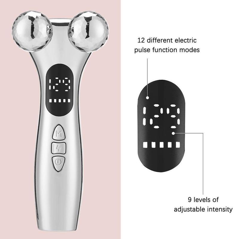 Face Massager Electric 3D Roller Massage Facial Beauty Device for Face Arm Eye Waist Leg