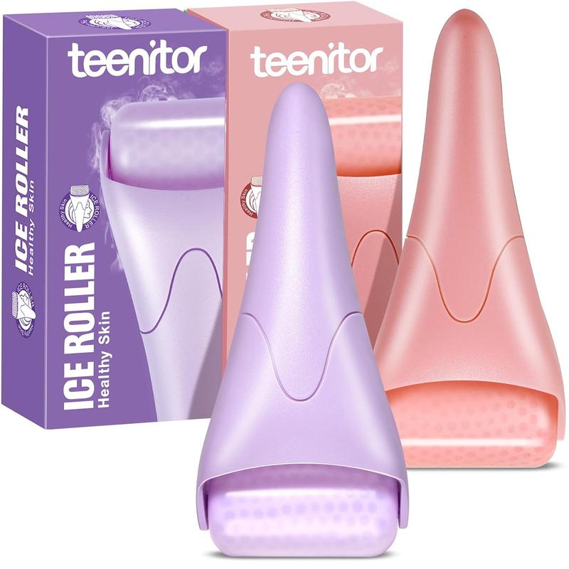 Teenitor Ice Roller For Face, Cold Face Roller, Frozen Face Roller For Puffiness and Dark Circles, Relieves Migraines, Reduce Muscle Sorenes, Relieves Headaches, Tighten And Tone Skin