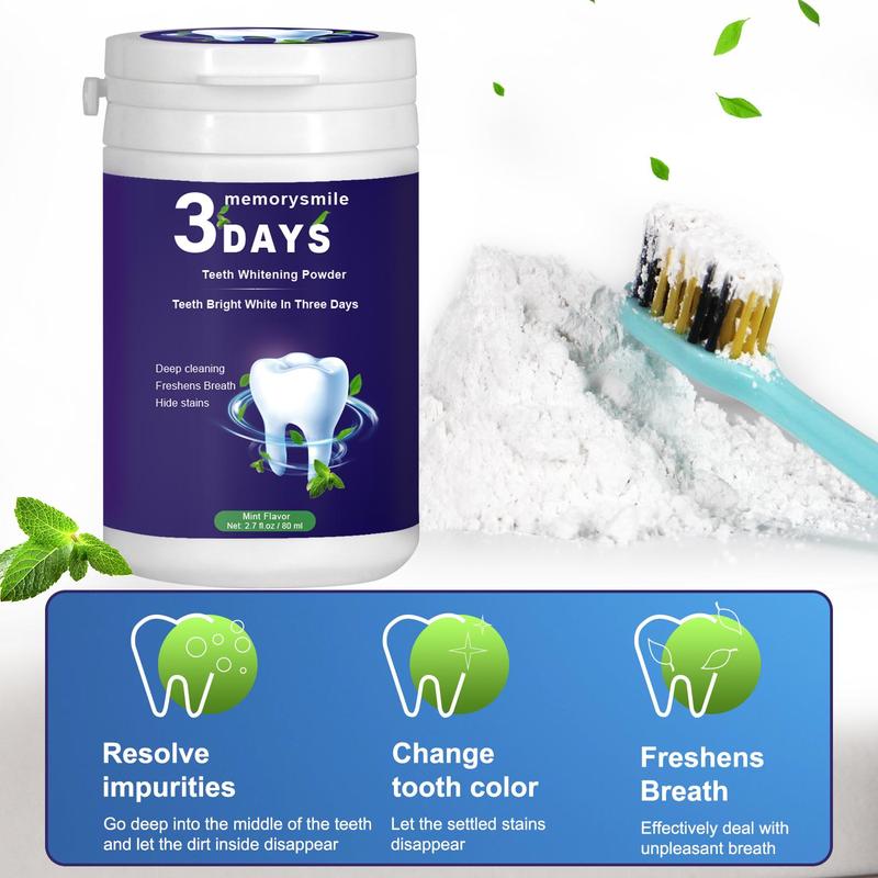 Teeth Whitener, Oral Hygiene Clean, Oral Care Product for Home & Travel, Teeth Whitening Product