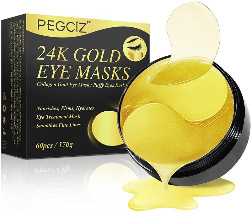 Multi-purpose 24K Gold Under Eye Masks (60 pcs Pack)