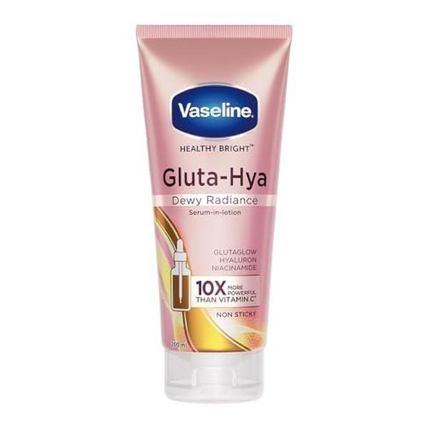 Vaseline Gluta-Hya Dewy Radiance, 200ml, Serum-In-Lotion, Boosted With GlutaGlow