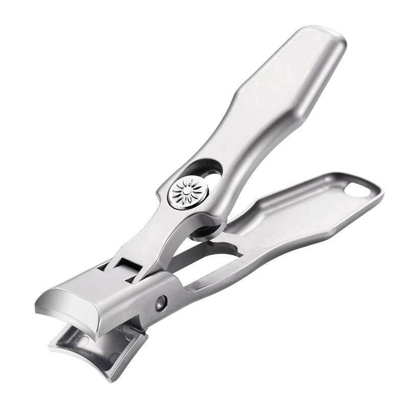 Stainless Steel Nail Clipper, Debris Resistant Large Opening Jaw Nail Trimmer, Portable Nail Cutter for Home Travel