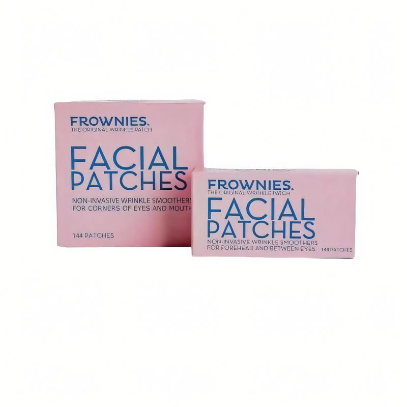 Frownies Facial Patches for Wrinkles on the Corner of Eyes & Mouth - Hypoallergenic Anti-Wrinkle Face Tape - Wrinkle Patch to Smooth & Soften Crow’s Feet & Smile Lines - For Overnight Use, 144 Patches