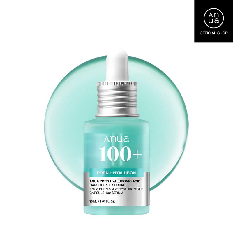 [Anua Official Shop] PDRN Hyaluronic Acid Capsule 100 Serum 1.01 fl. oz.(30ml) | Hyaluronicacid, Radiant Plumping Serum, Korean skincare, Facial serum