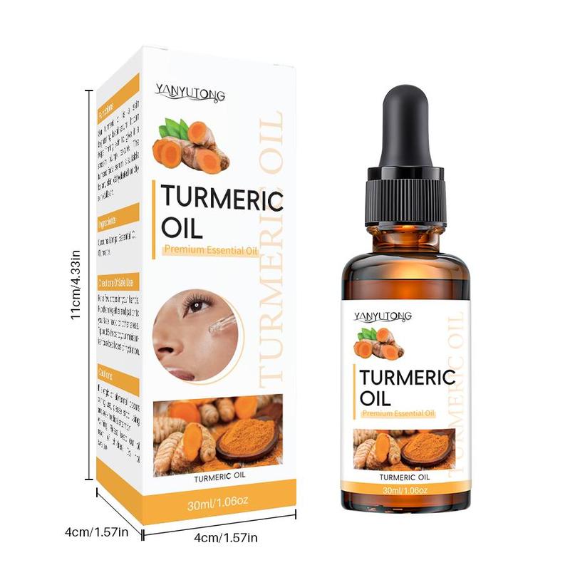 Turmeric Essential Oil, Moisturizing & Brightening Serum, Hydrating & Nourishing Skin Care Product for Women & Men Daily Use