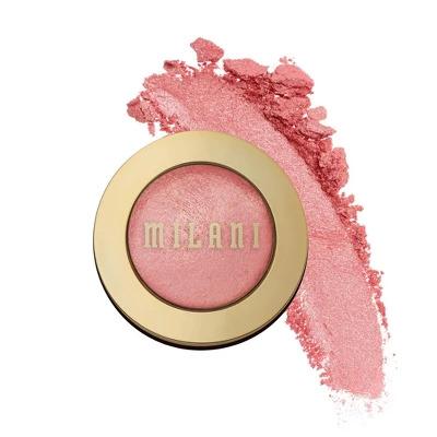 Milani Baked Blush - 0.12 oz Makeup Powder Shimmer Cosmetic Brush