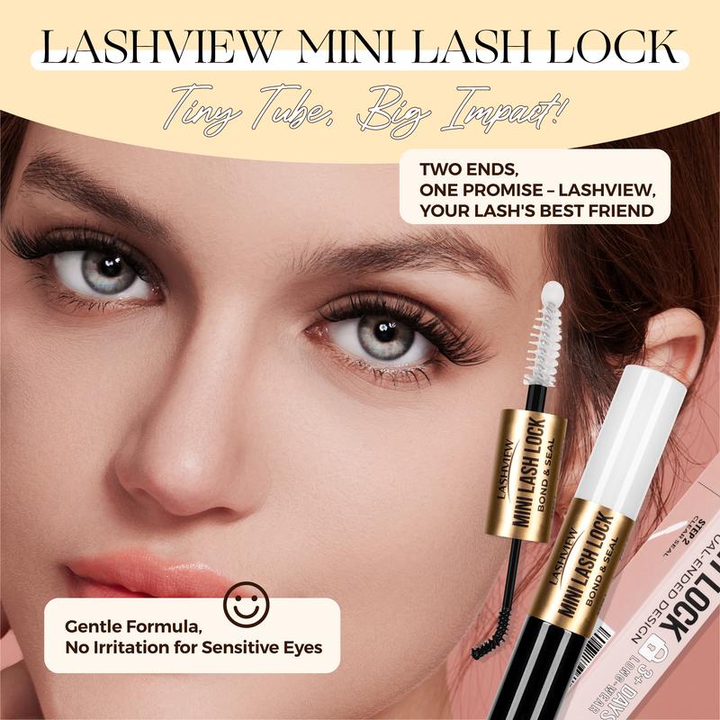 Lashview Bond&lock and Remover Kit for Cluster Lash Extensions Lower irritation 48 Hours longer retention time