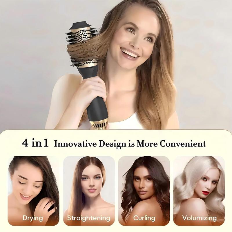 4 in 1 Hair Dryer Brush, Hot Air Brush, Hair Dryer Styler and Volumizer, Hairdressing Tool for Women & Men