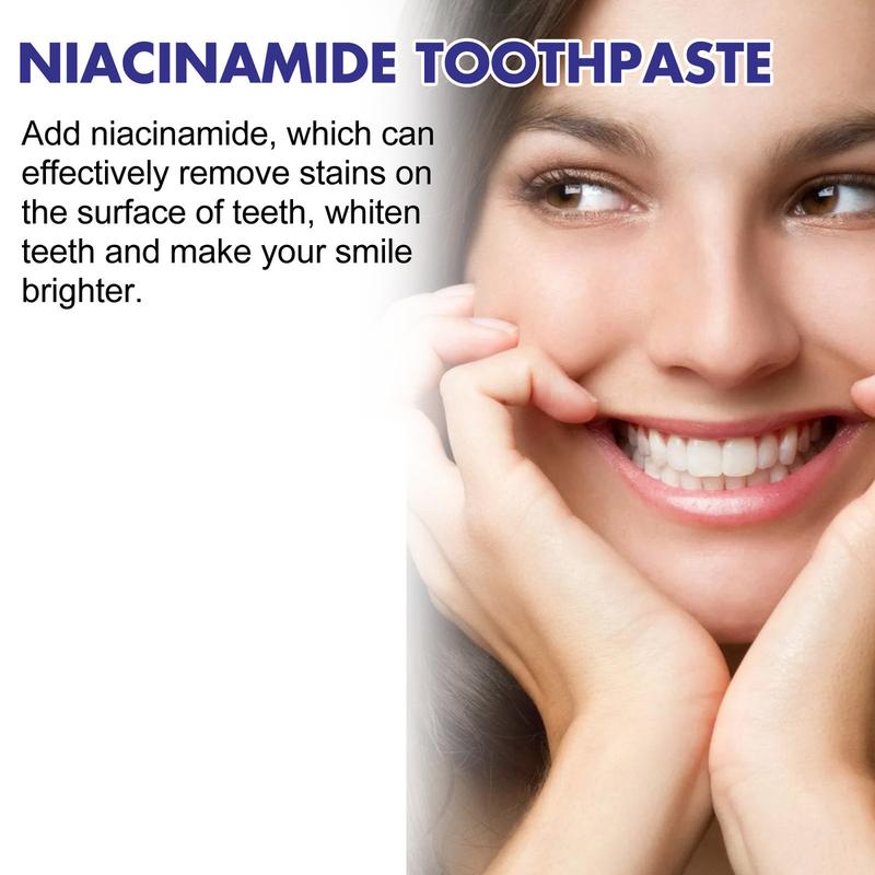 EELHOE Niacinamide Toothpaste Fresh Breath Cleans Oral Cavity And Protects Gums Toothpaste Mint Daily