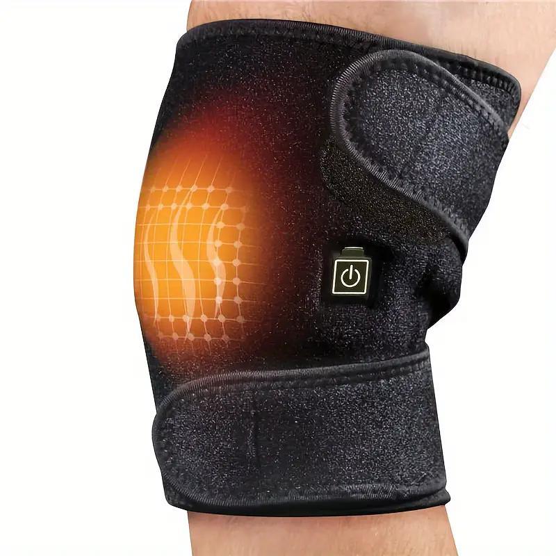 Heated Knee Massager, Heated Knee Elbow Shoulder Wrap, Adjustable Heating Modes, Heating Pad for Knee Elbow Shoulder Relax Leg Warmers