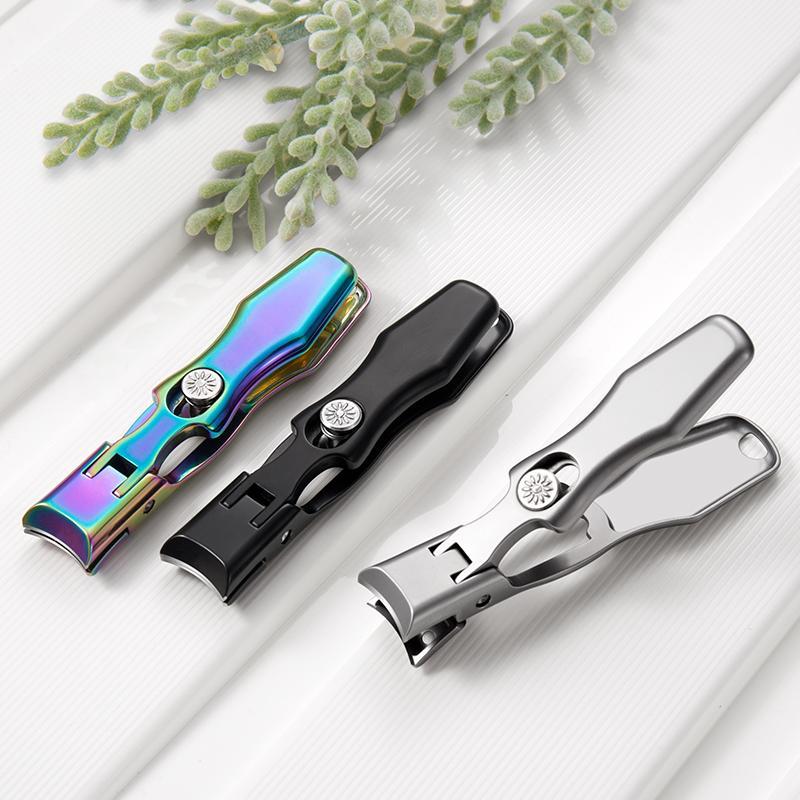 Stainless Steel Nail Clipper, Debris Resistant Large Opening Jaw Nail Trimmer, Portable Nail Cutter for Home Travel